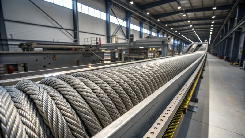 High-performance wire rope in a modern conveyor system