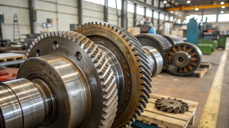 Close-up of industrial machinery parts with corrosion-resistant coatings