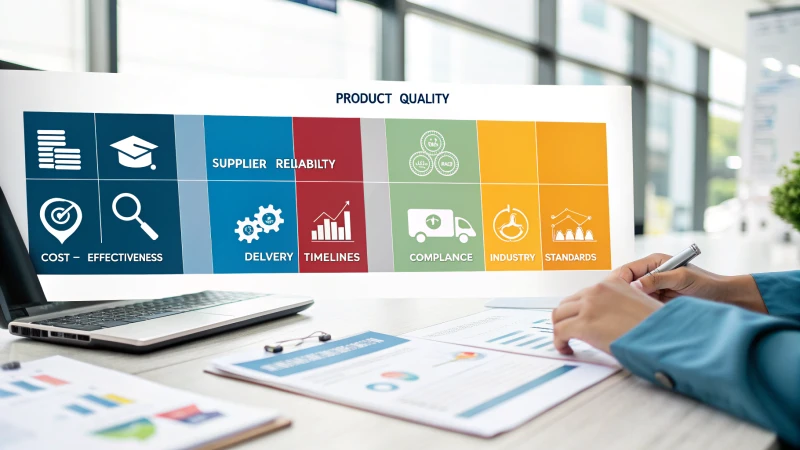 An infographic illustrating factors influencing procurement decisions